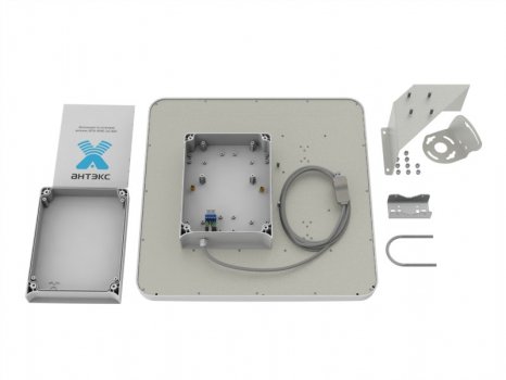 ZETA MIMO BOX - Широкополосная панельная 2G/3G/4G/WIFI антенна АНТЭКС с боксом для модема (17-20dBi)
