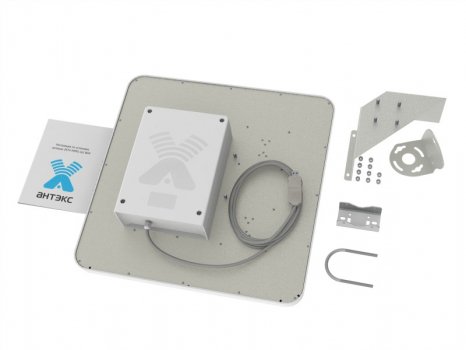 ZETA MIMO BOX - Широкополосная панельная 2G/3G/4G/WIFI антенна АНТЭКС с боксом для модема (17-20dBi)