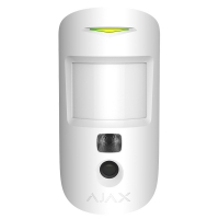 Датчик движения Ajax MotionCam с фотокамерой